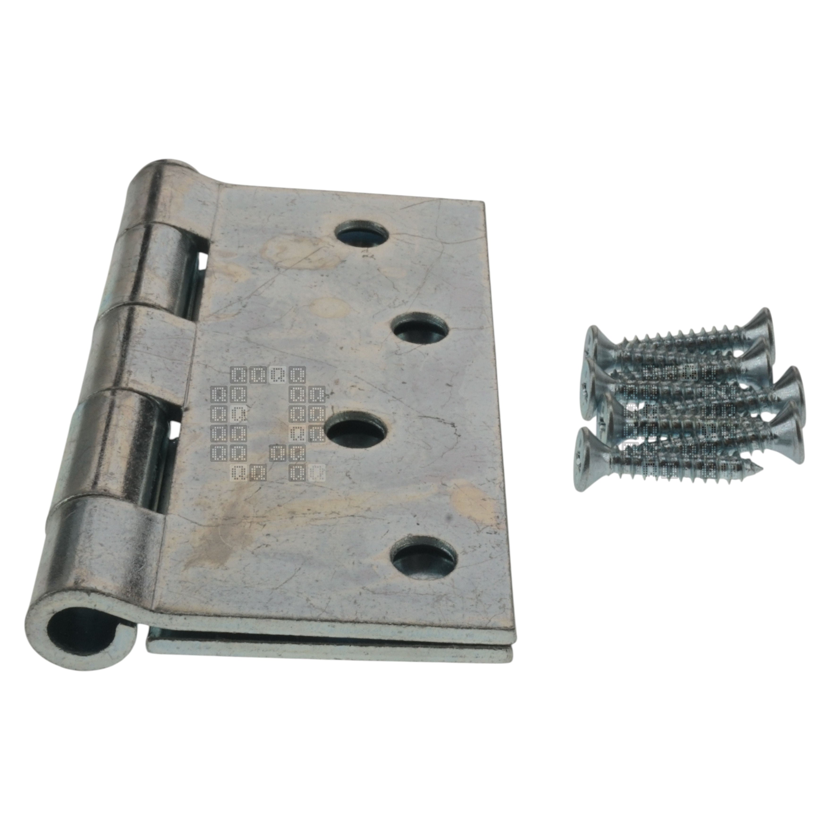 National Hardware N195-677 Outdoor 4" Narrow Hinge, Zinc Plated Steel