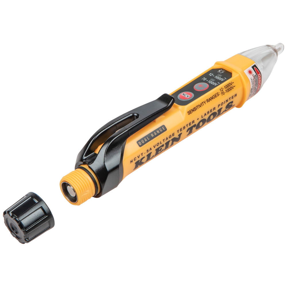 Klein Tools NCVT5A Dual-Range Non-Contact Voltage Tester with Laser Pointer