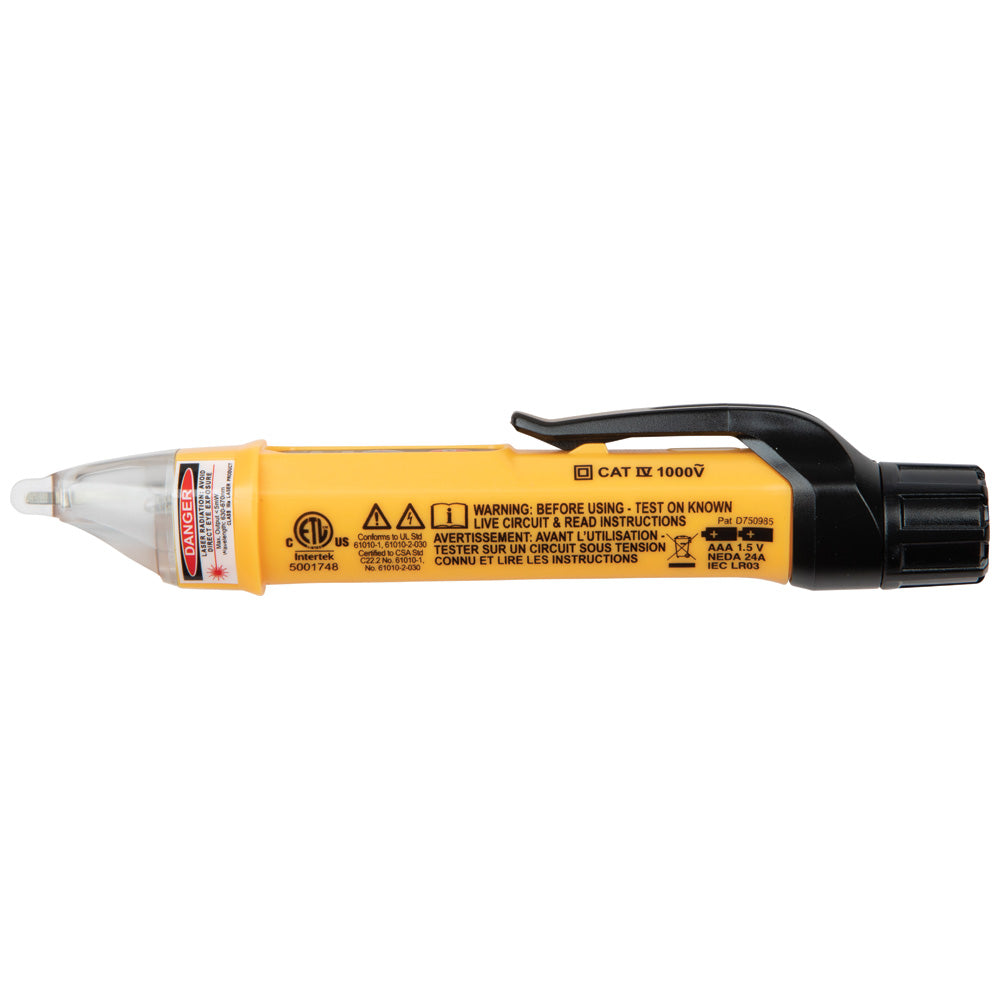 Klein Tools NCVT5A Dual-Range Non-Contact Voltage Tester with Laser Pointer