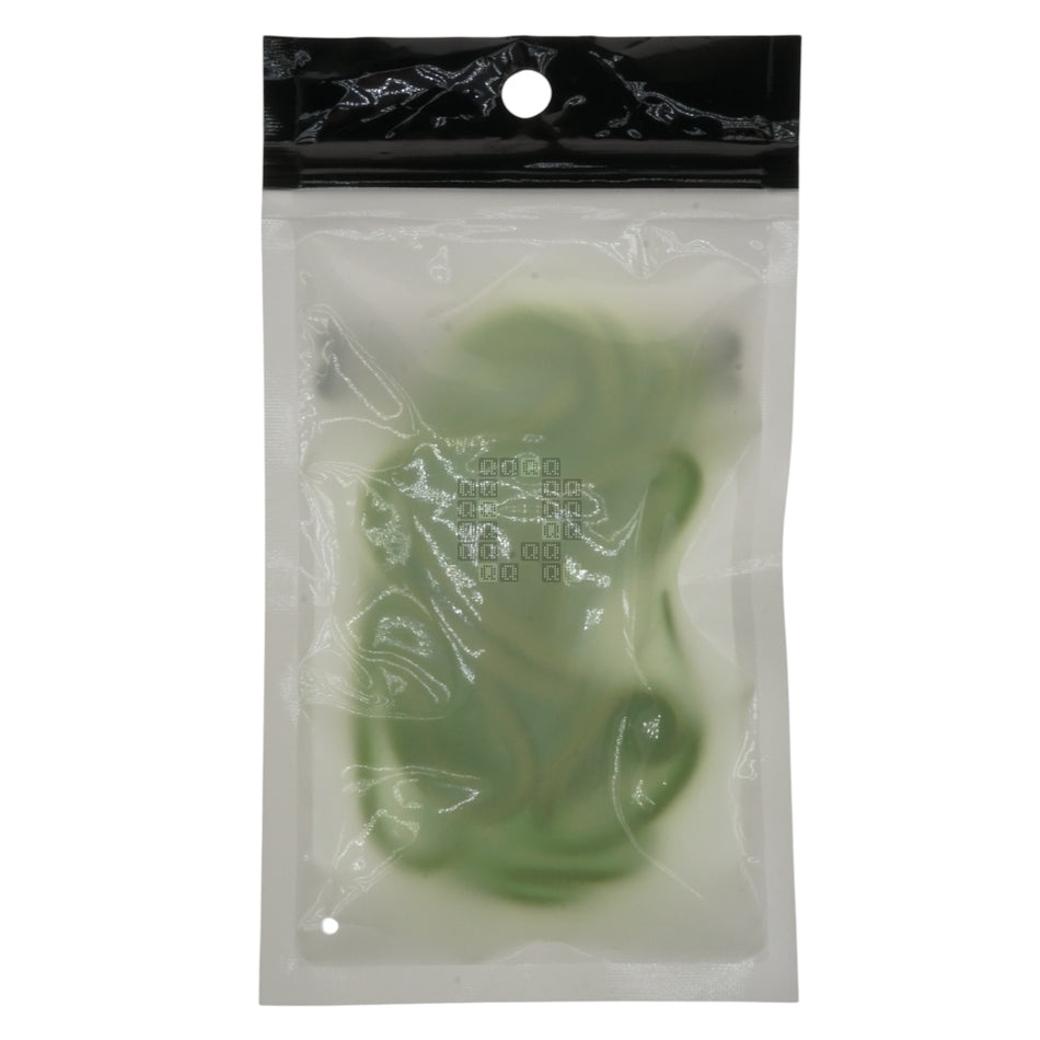 Shoelace Pair, 4mm Round, Fluorescent Green, 90cm Package Back