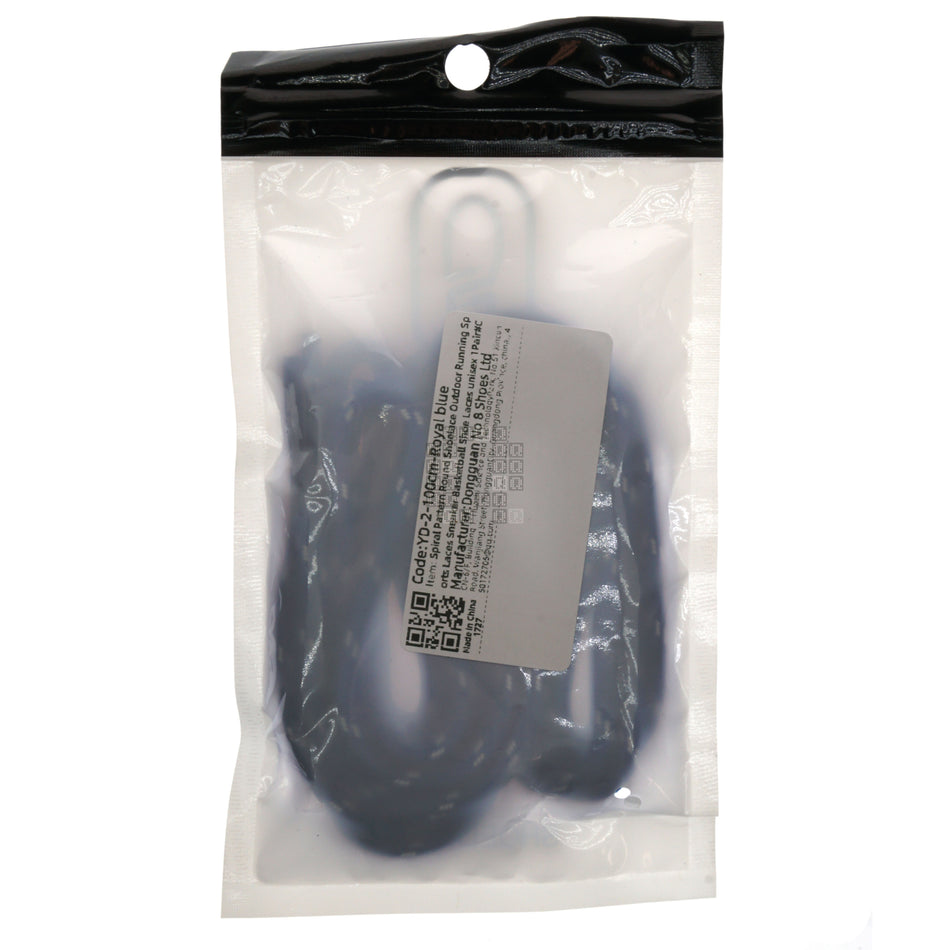 Shoelace Pair, 4.5mm Round, Royal Blue, 100cm Length