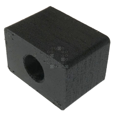 Quagmire Repair TT-FOOT-ETALL-1 3d Printed Black TPU 2" Rubber Vibration Foot