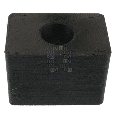Quagmire Repair TT-FOOT-ETALL-1 3d Printed Black TPU 2" Rubber Vibration Foot