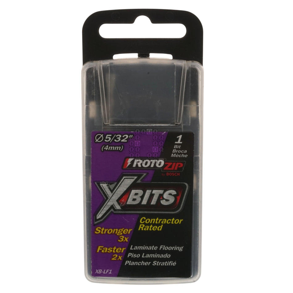 Rotozip XB-LF1 2610924503 5/32" (4mm) Laminate Flooring Bit Package Front