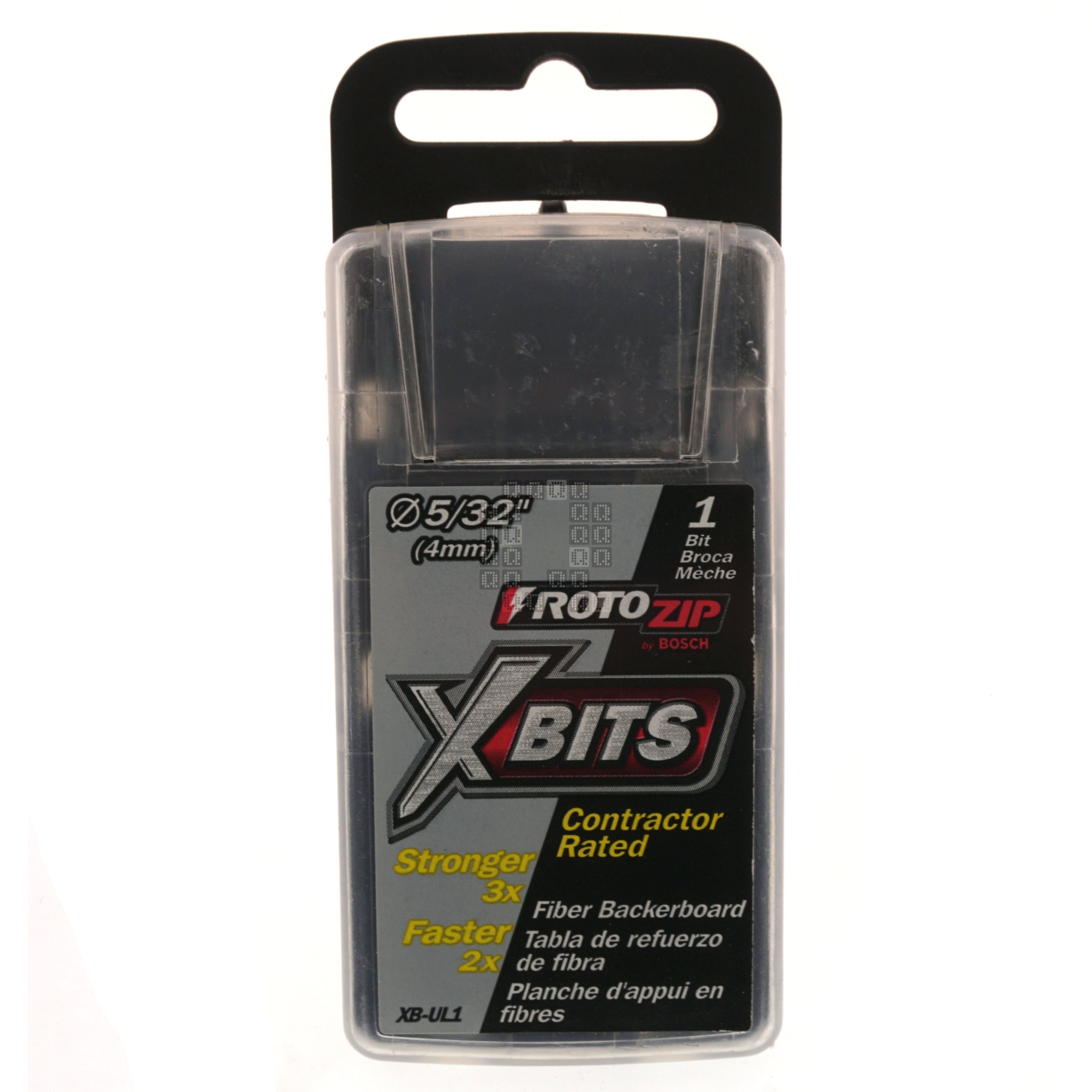 Bosch Rotozip XB-UL1 5/32" (4mm) Fiber Backerboard Underlayment Bit Package Front