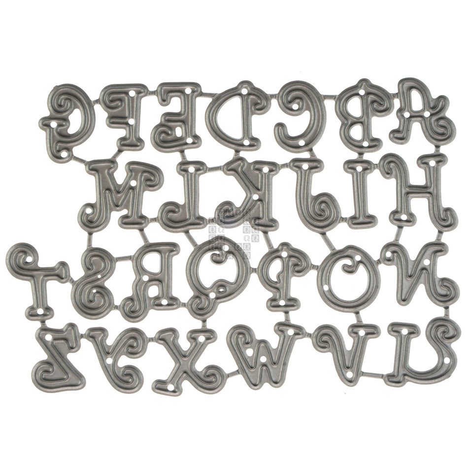Uppercase Alphabet Metal Cutting Die Set