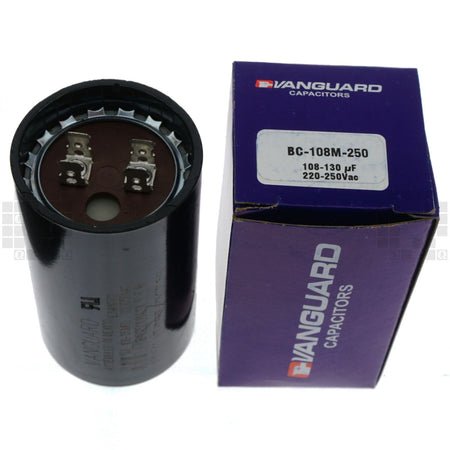 Vanguard BC-108M-250 Electric Motor Start Capacitor