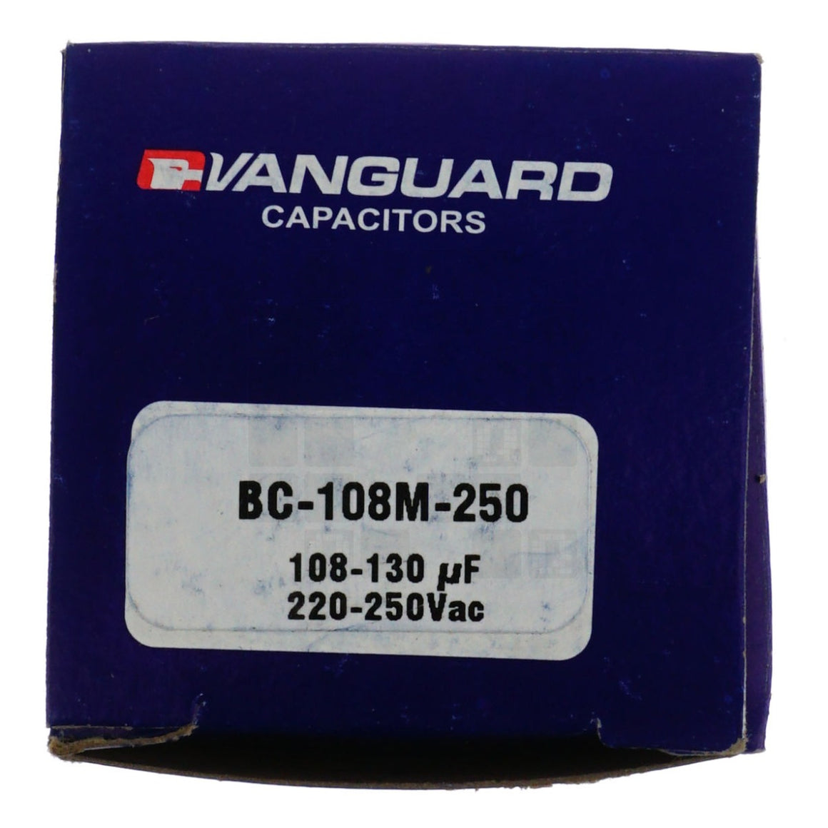 Vanguard BC-108M-250 Electric Motor Start Capacitor