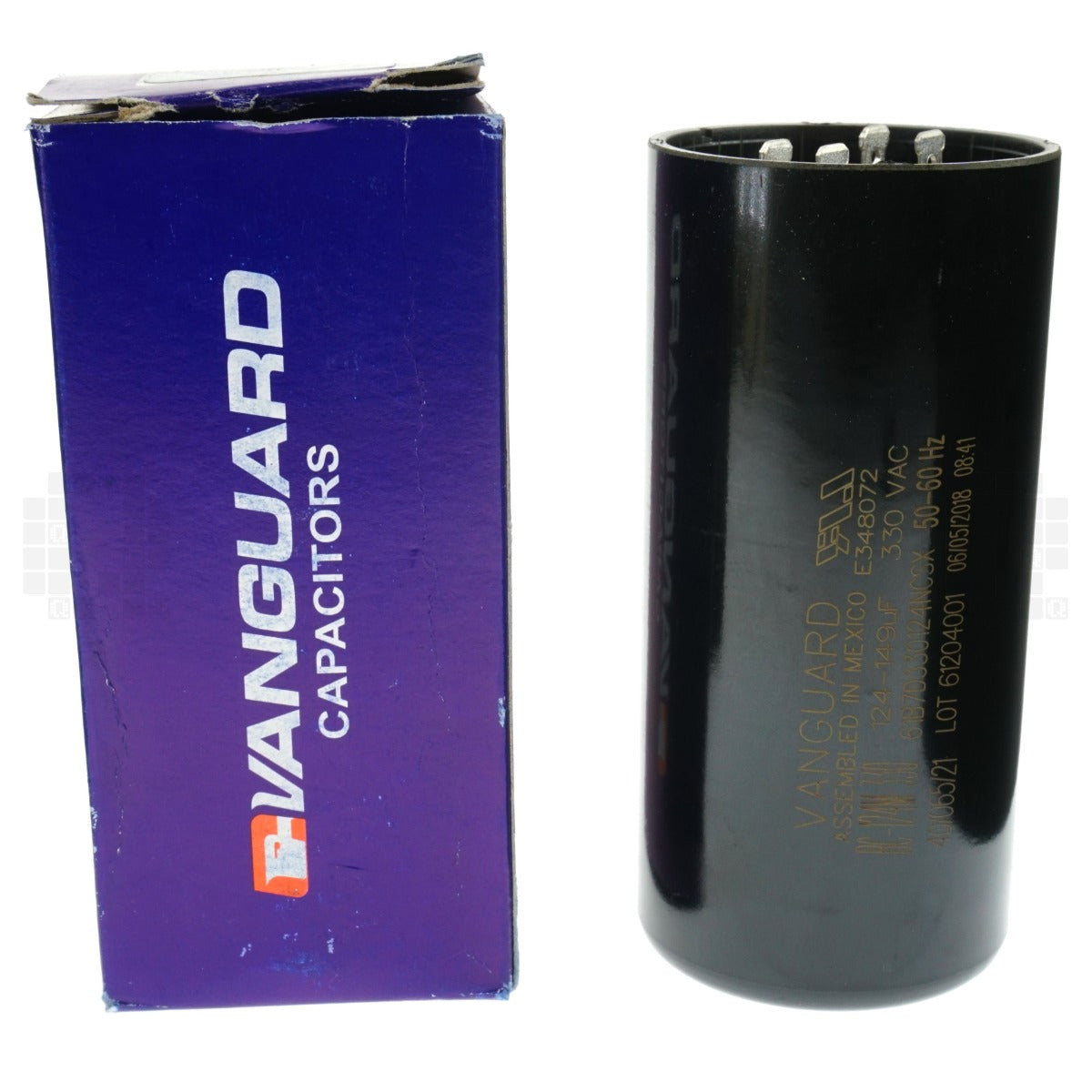 Vanguard BC-124M-330 Electric Motor Start Capacitor