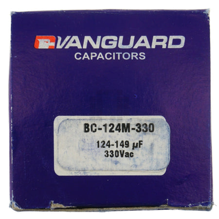 Vanguard BC-124M-330 Electric Motor Start Capacitor