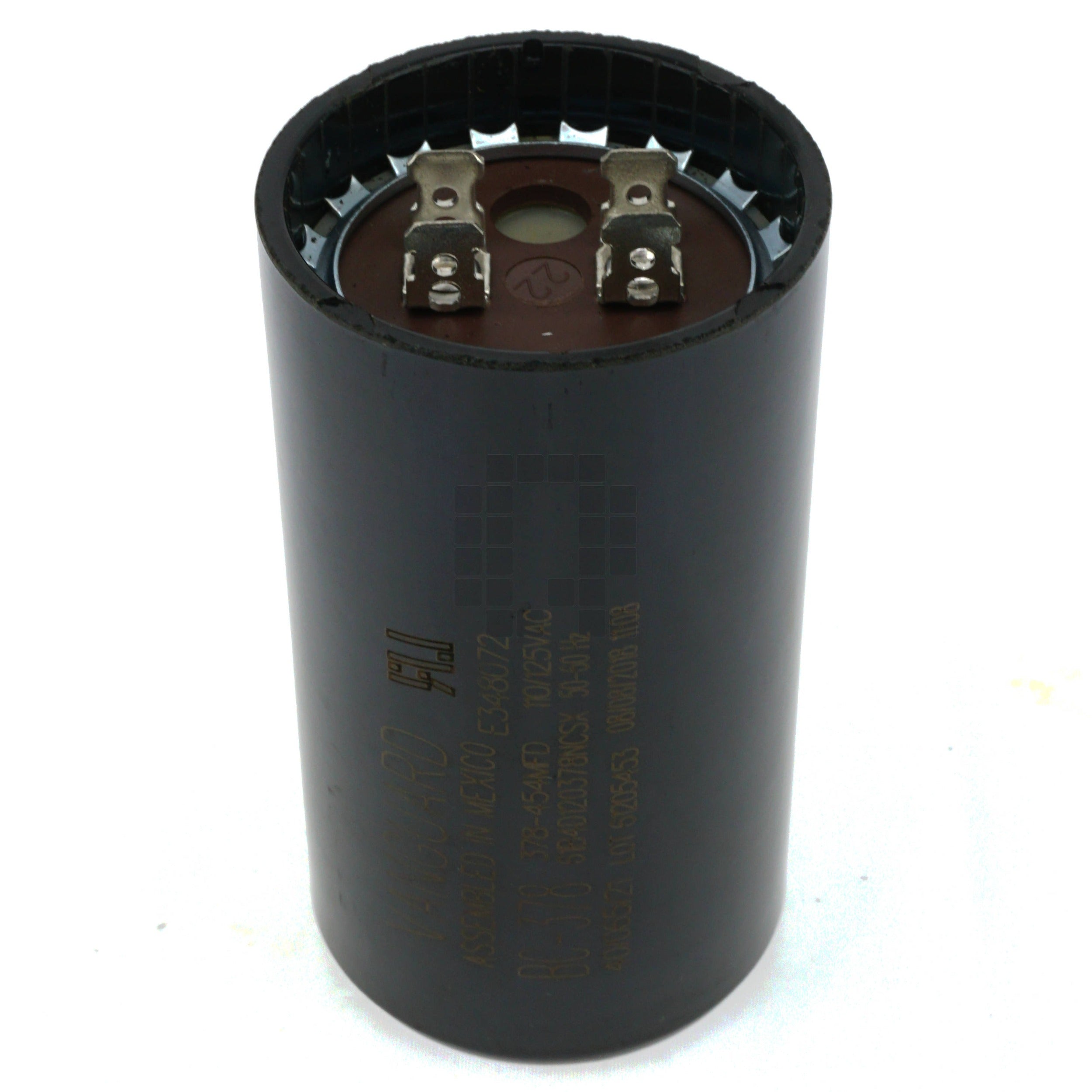 Vanguard BC-378 Black Cylindrical Electric Motor Start Capacitor