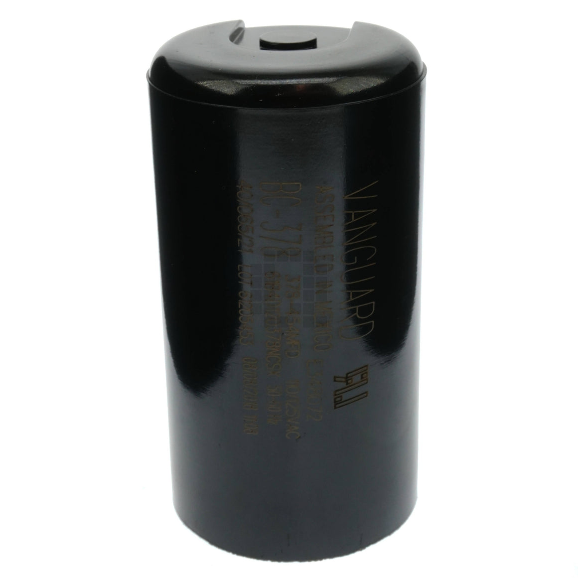Vanguard BC-378 Black Cylindrical Electric Motor Start Capacitor
