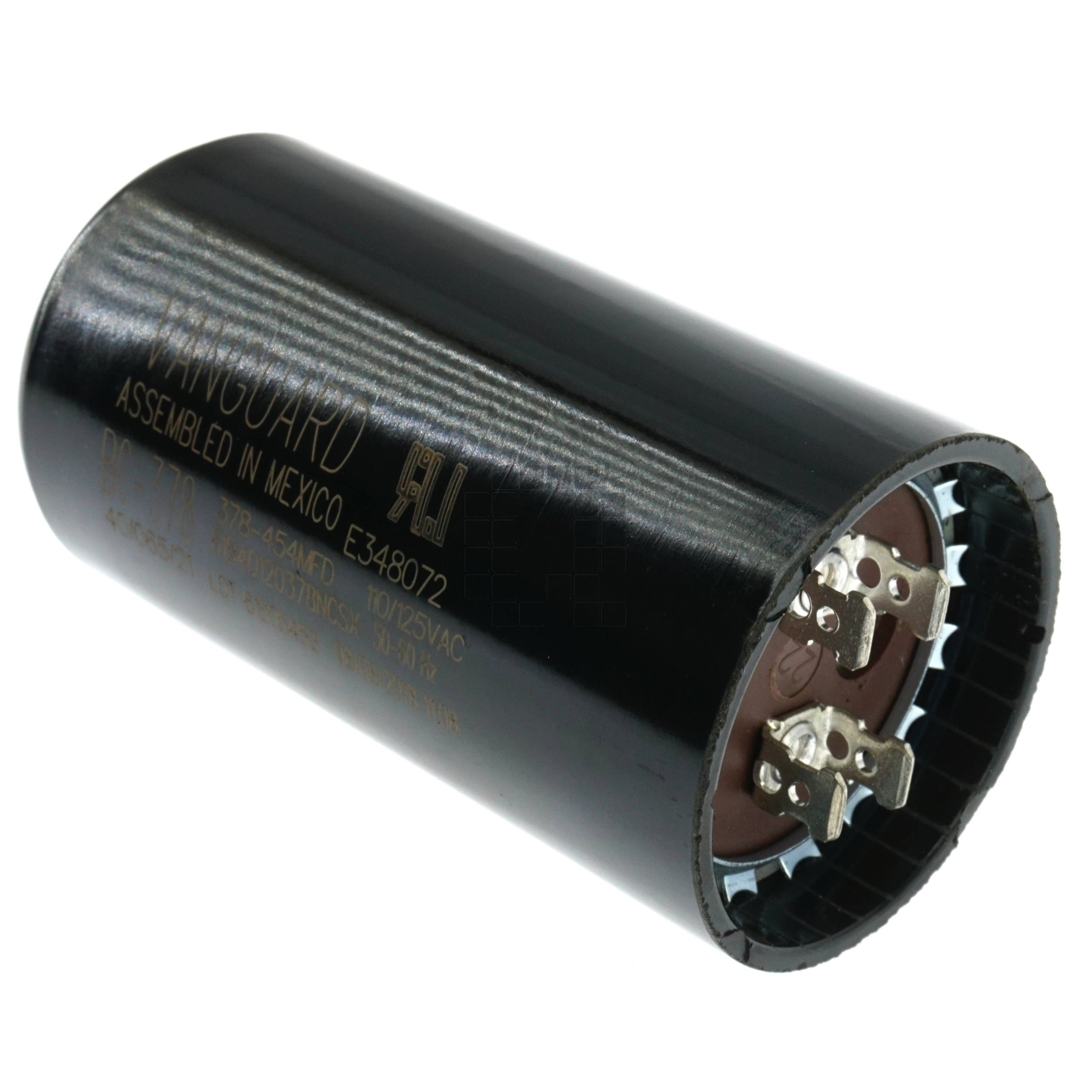 Vanguard BC-378 Black Cylindrical Electric Motor Start Capacitor