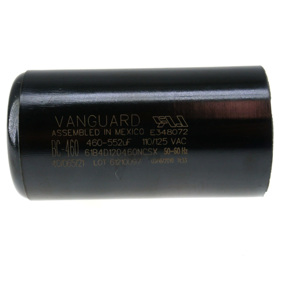 Vanguard BC-460 Electric Motor Start Capacitor