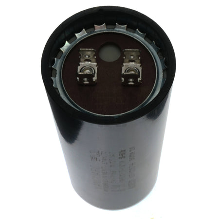 Vanguard BC-590 Black Cylindrical Electric Motor Start Capacitor with male terminals