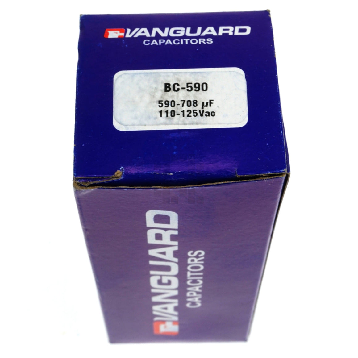Vanguard BC-590 Black Cylindrical Electric Motor Start Capacitor Box