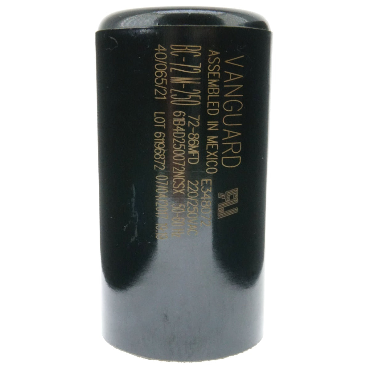 Vanguard BC-72M-250 Electric Motor Start Capacitor
