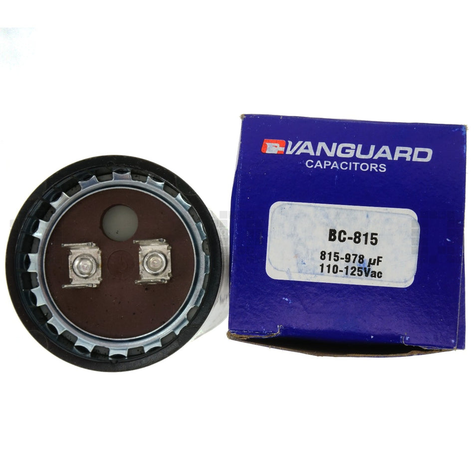 Vanguard BC-815 Electric Motor Start Capacitor, 815-978 uF, 110-125VAC