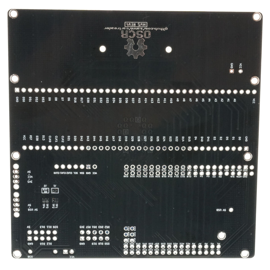 OSCR Sanni Cart Reader HW5 REV4 Main Printed Circuit Board Only, 1.6mm Black