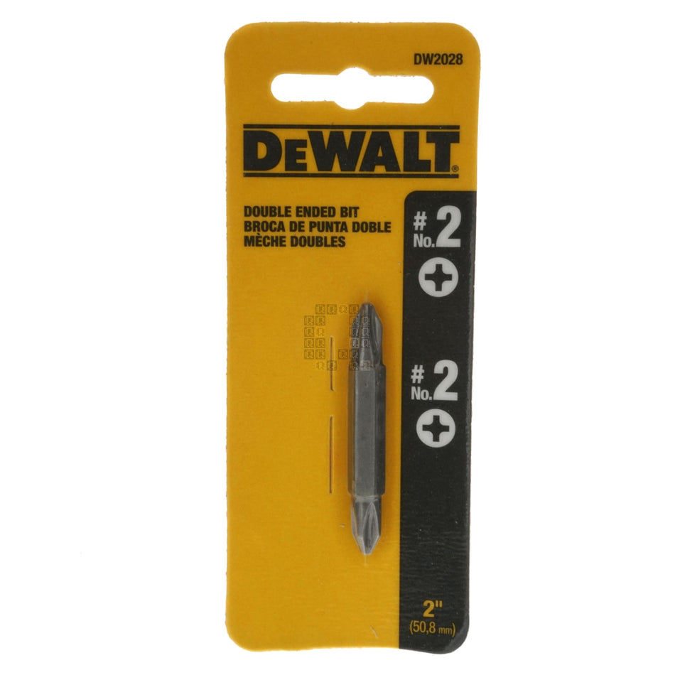 DeWALT DW2028 PH2 #2 Phillips Double Ended Bit, 2" Length