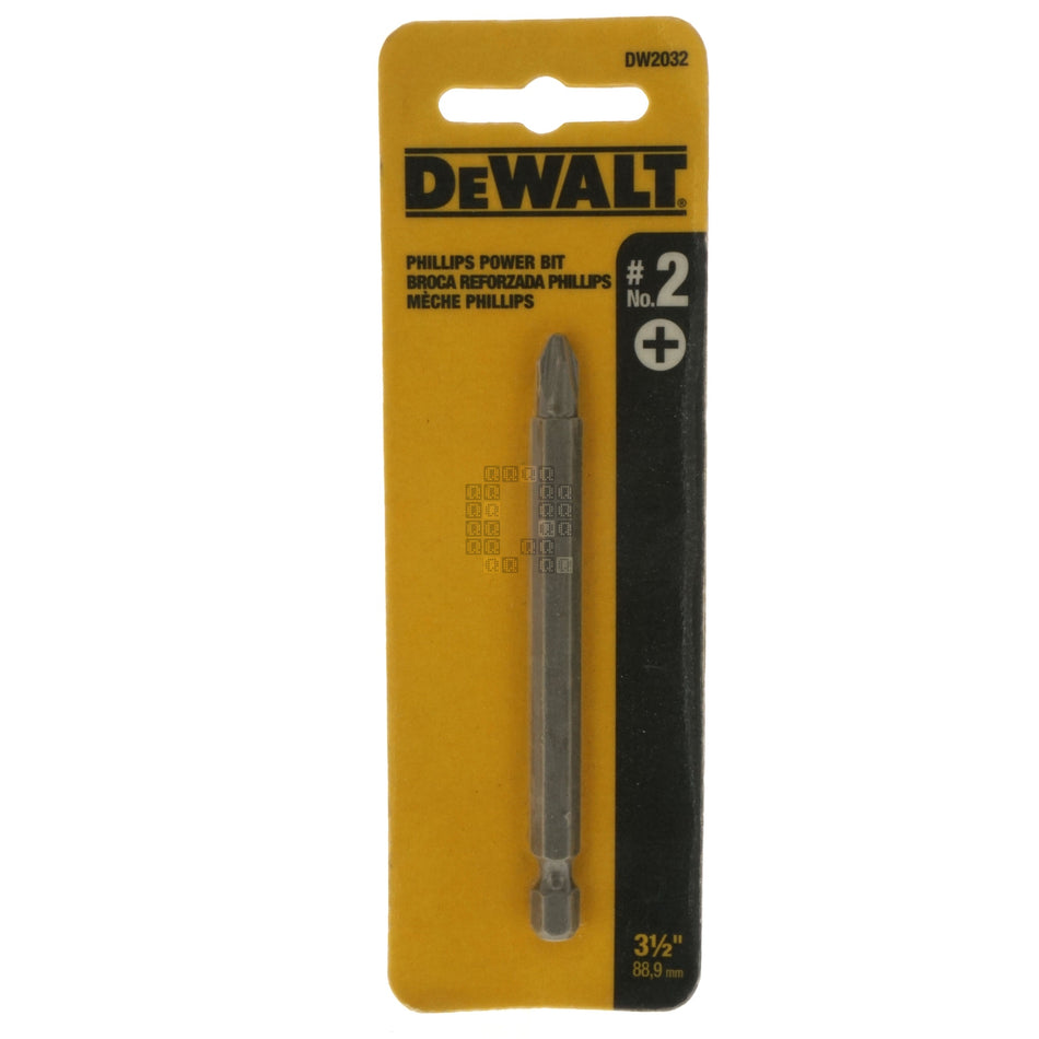 DeWALT DW2032 PH2 #2 Phillips Power Bit, 3-1/2" Length