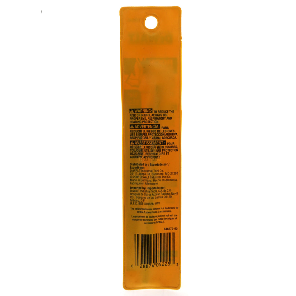 DeWALT DW5225 1/4" x 6" ROCK CARBIDE Hammer Drill Bit, 4" Flute Length