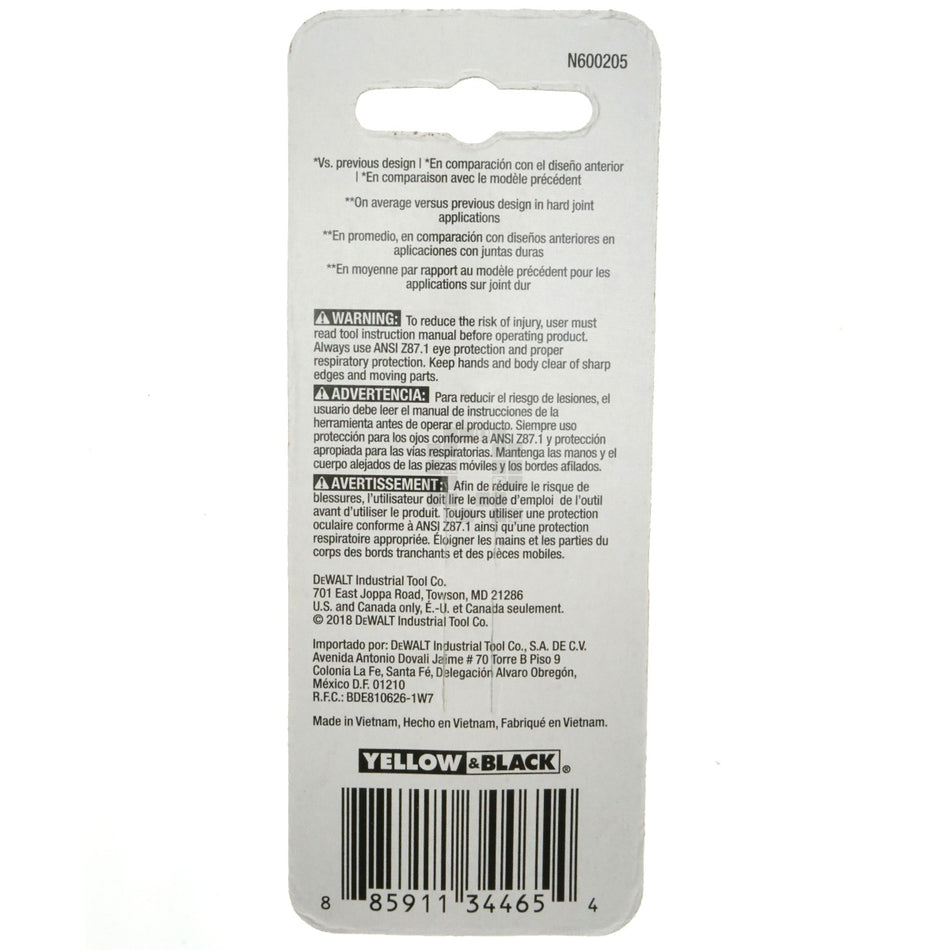 Dewalt DWA2SQ2IR #2 Square Impact Ready Flex Torq Power Bit, 2-1/4" Length