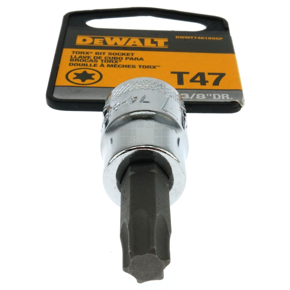 Dewalt DWMT74618OSP T47 Chrome Torx Bit Socket, 3/8" Drive, 74-618D