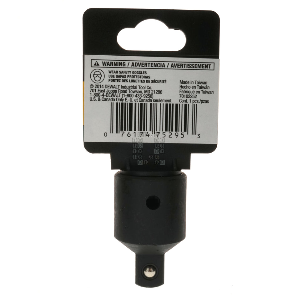 DeWALT DWMT75295OSP 3/4" x 1/2" Impact Reducing Adapter, 75-295D