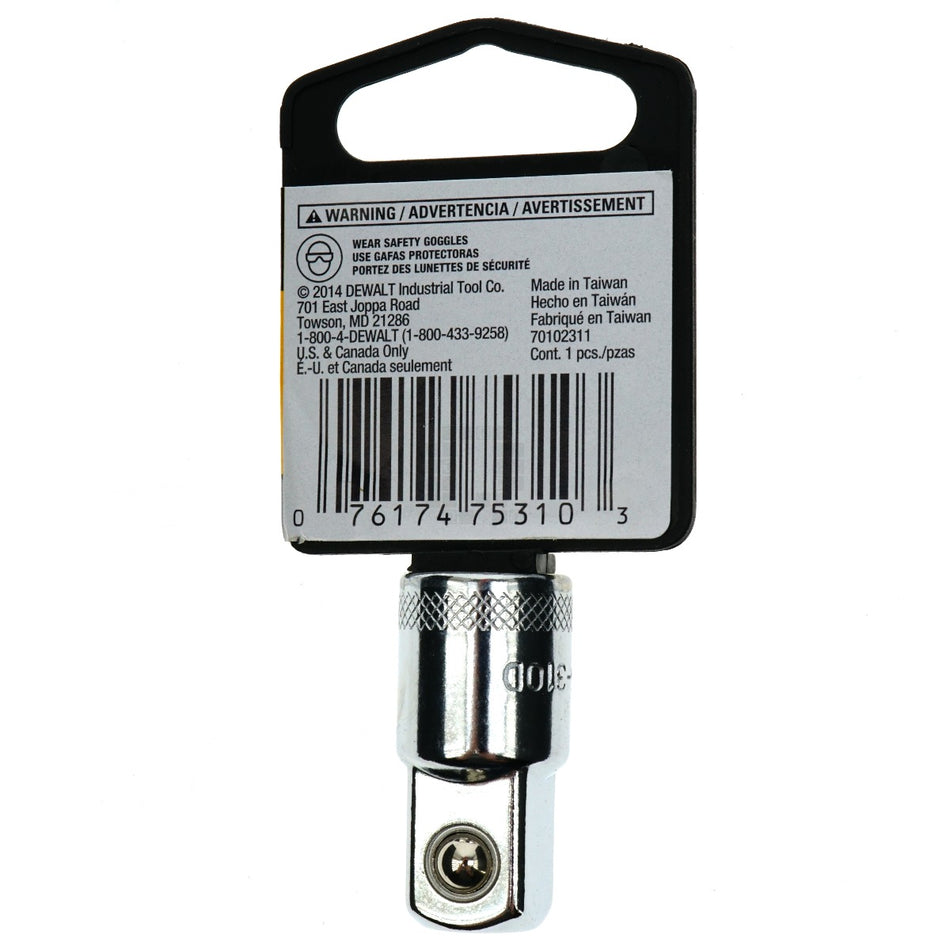 Dewalt DWMT75310OSP 3/8" x 1/2" Increasing Socket Adapter, 75-310D