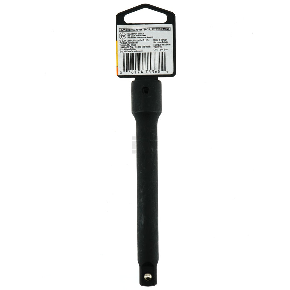 Dewalt DWMT75368OSP 6" Impact Extension, 1/2" Drive, 75-368D