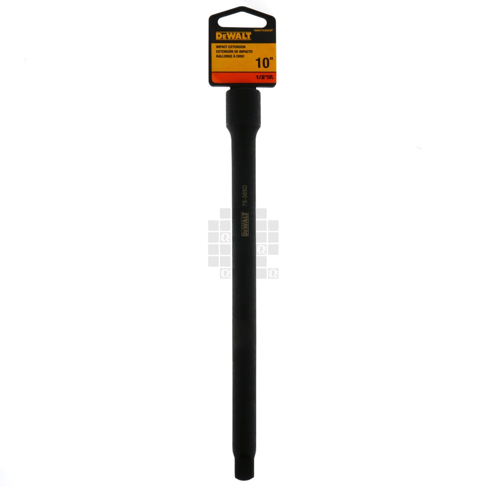Dewalt DWMT75369OSP 10" Black Impact Extension, 1/2 Drive, 75-369D