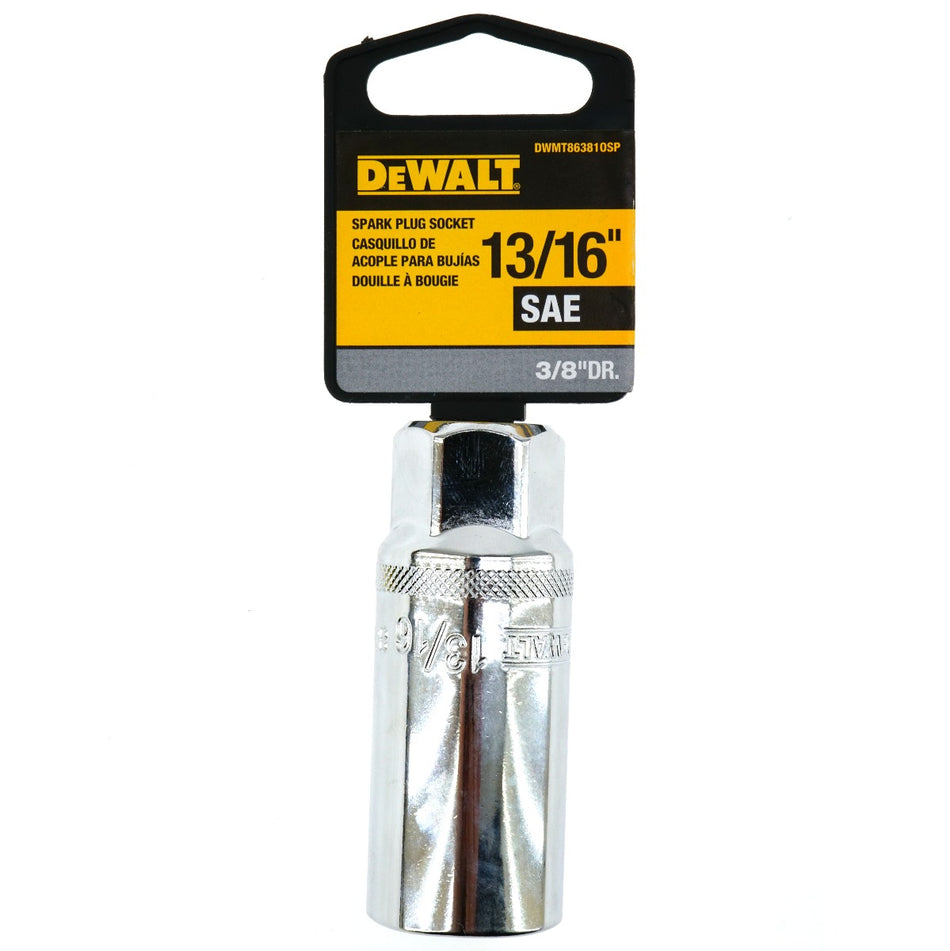 Dewalt DWMT86381OSP 13/16" Spark Plug Socket, 3/8" Drive, 36-381D