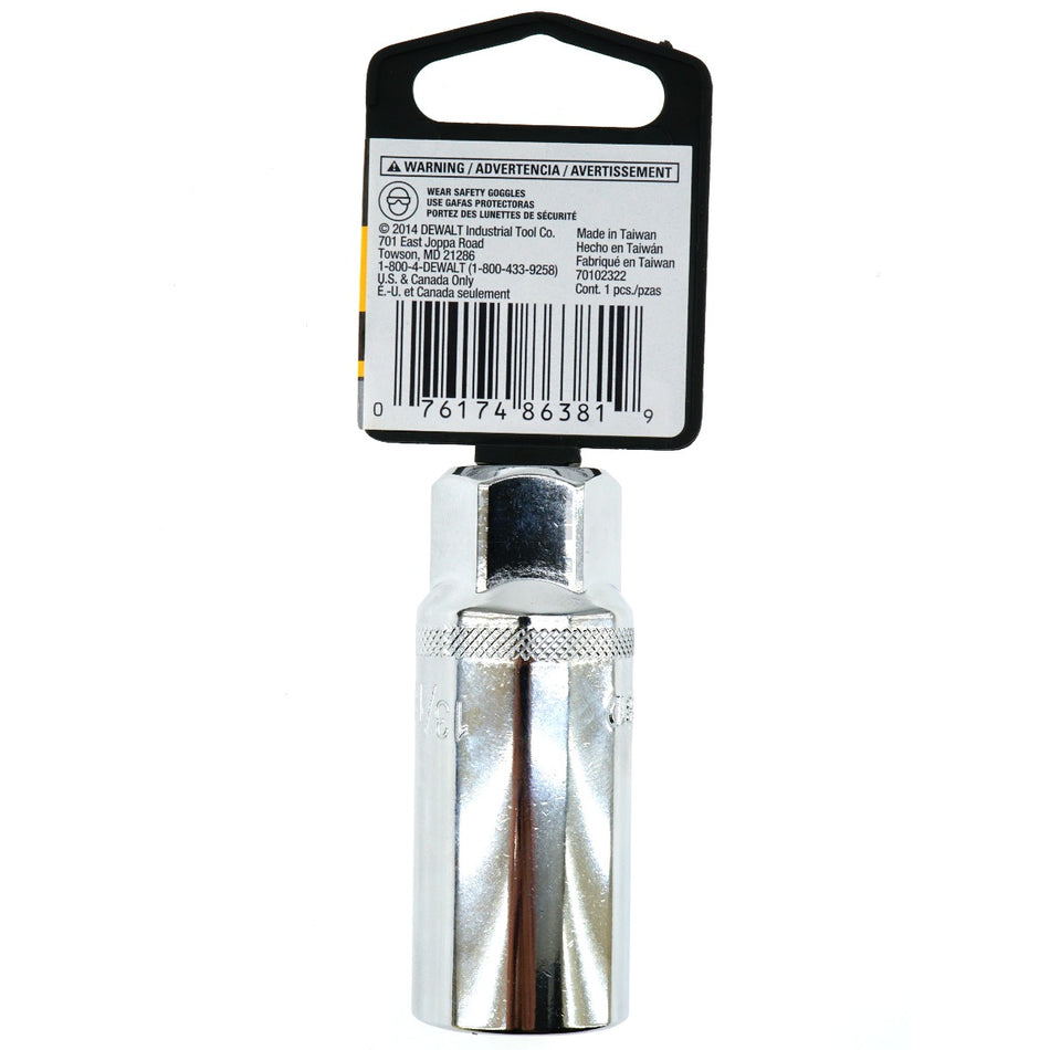 Dewalt DWMT86381OSP 13/16" Spark Plug Socket, 3/8" Drive, 36-381D