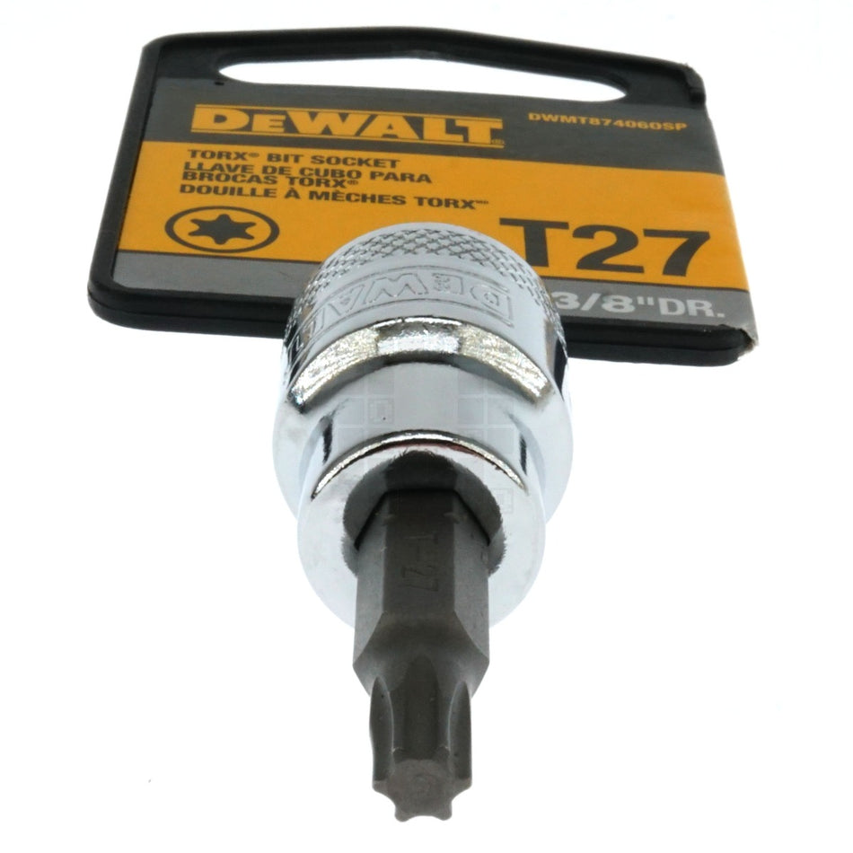 Dewalt DWMT87406OSP T27 Chrome Torx Bit Socket, 3/8" Drive, 87-406D