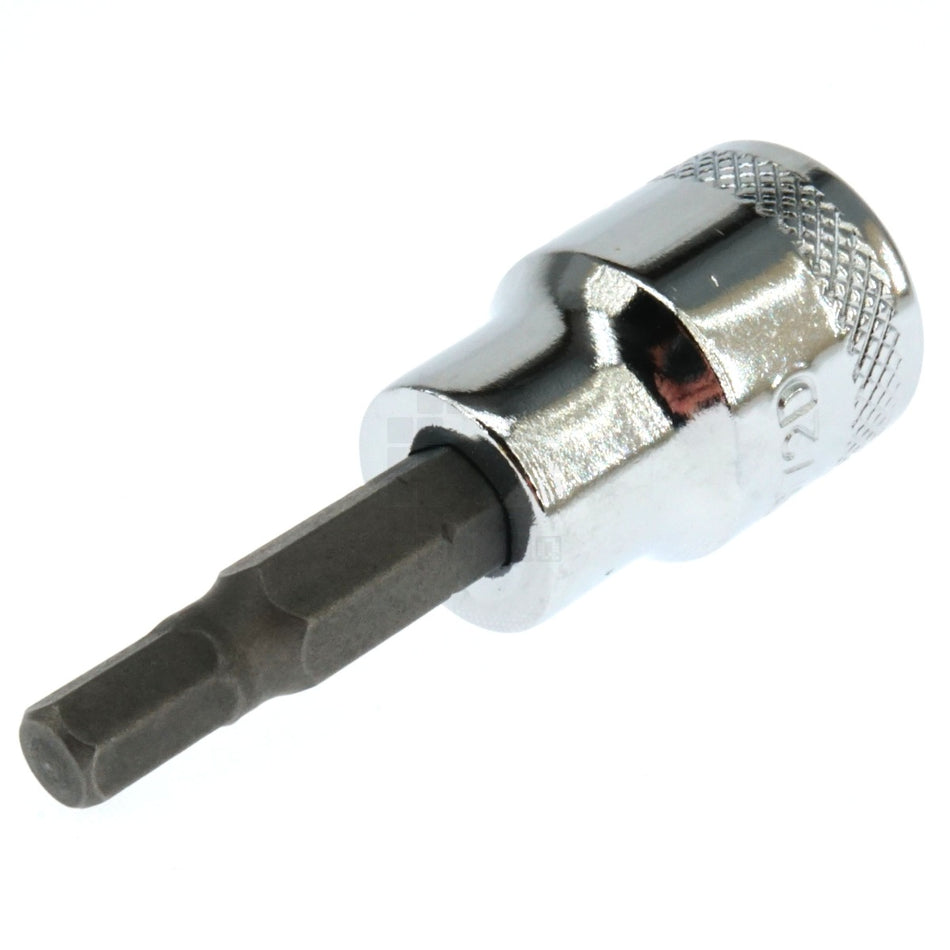 Dewalt DWMT87972OSP 5mm Metric Chrome Hex Bit Socket, 3/8" Drive, 87-972D