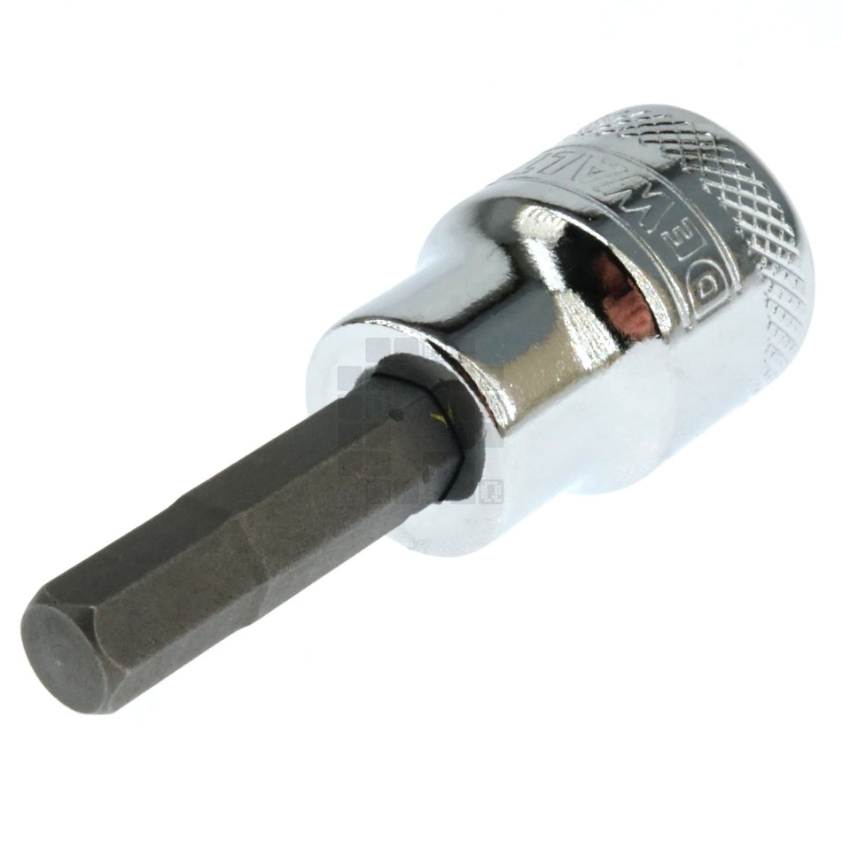 Dewalt DWMT87973OSP 6mm Metric Chrome Hex Bit Socket, 3/8" Drive, 87-973D
