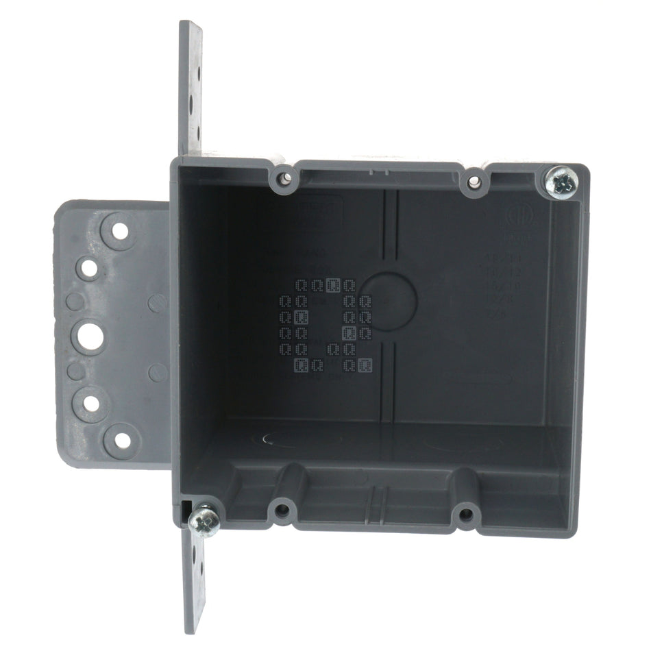 Cantex EN38DB Non-Metallic Switch/Outlet Electrical Box, 38 cu in, In-Wall, 2-Gang