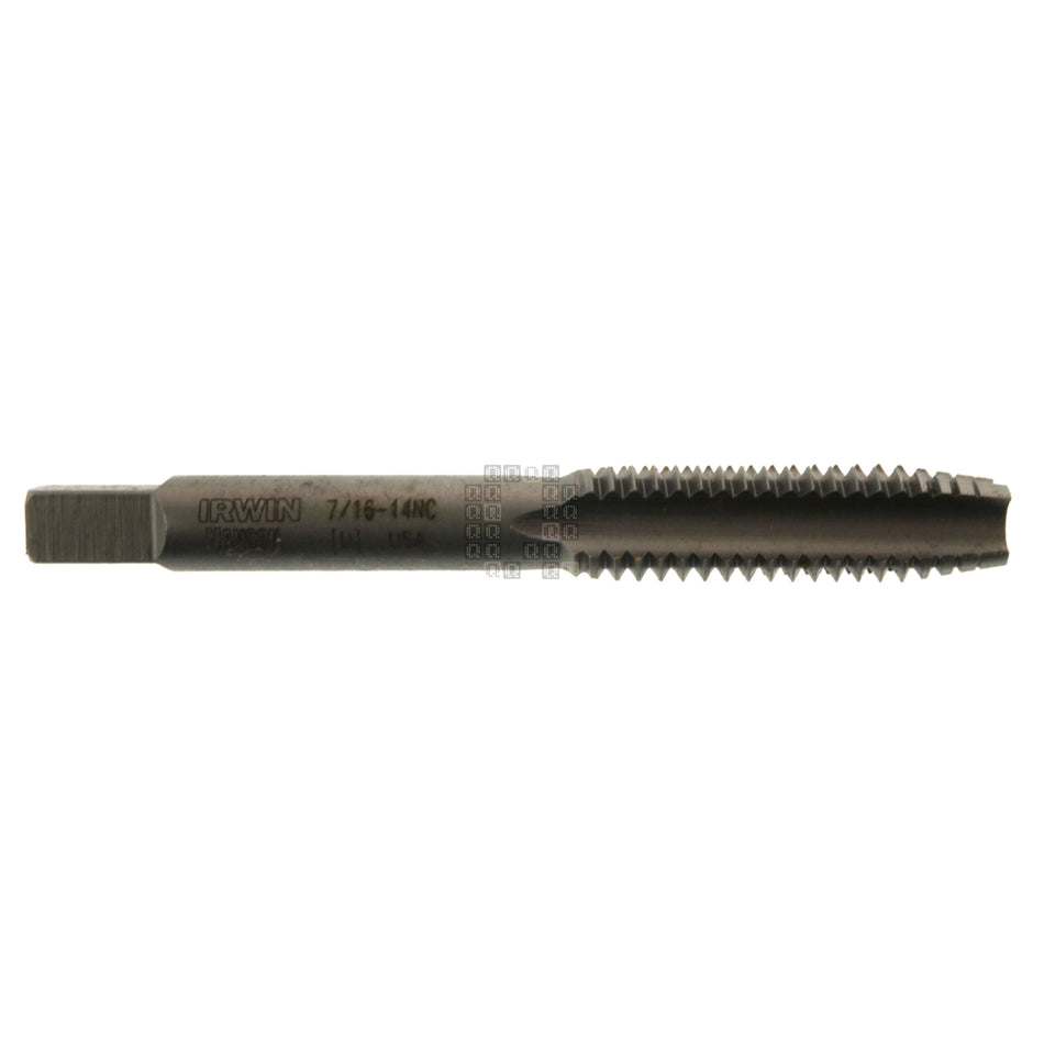 Irwin Hanson 8139 7/16" - 14NC High Carbon Steel Plug Tap