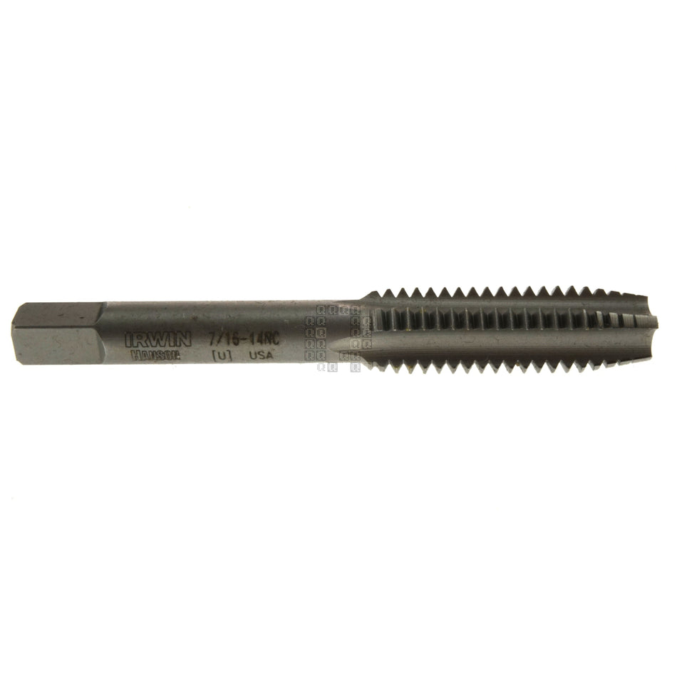 Irwin Hanson 8139 7/16" - 14NC High Carbon Steel Plug Tap