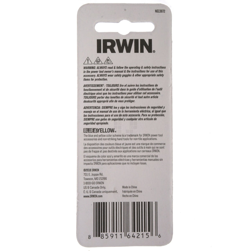 Irwin IWAF21TX202 T20 Torx Bit Tips, 2 Pack, 1" Length