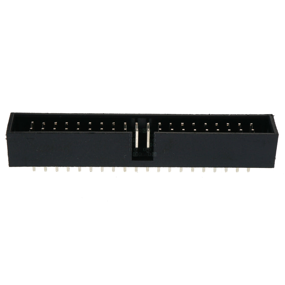 2x20 (40-Pin) Through Hole Straight Box Header Connector, 2.54mm Pitch, IDE PATA