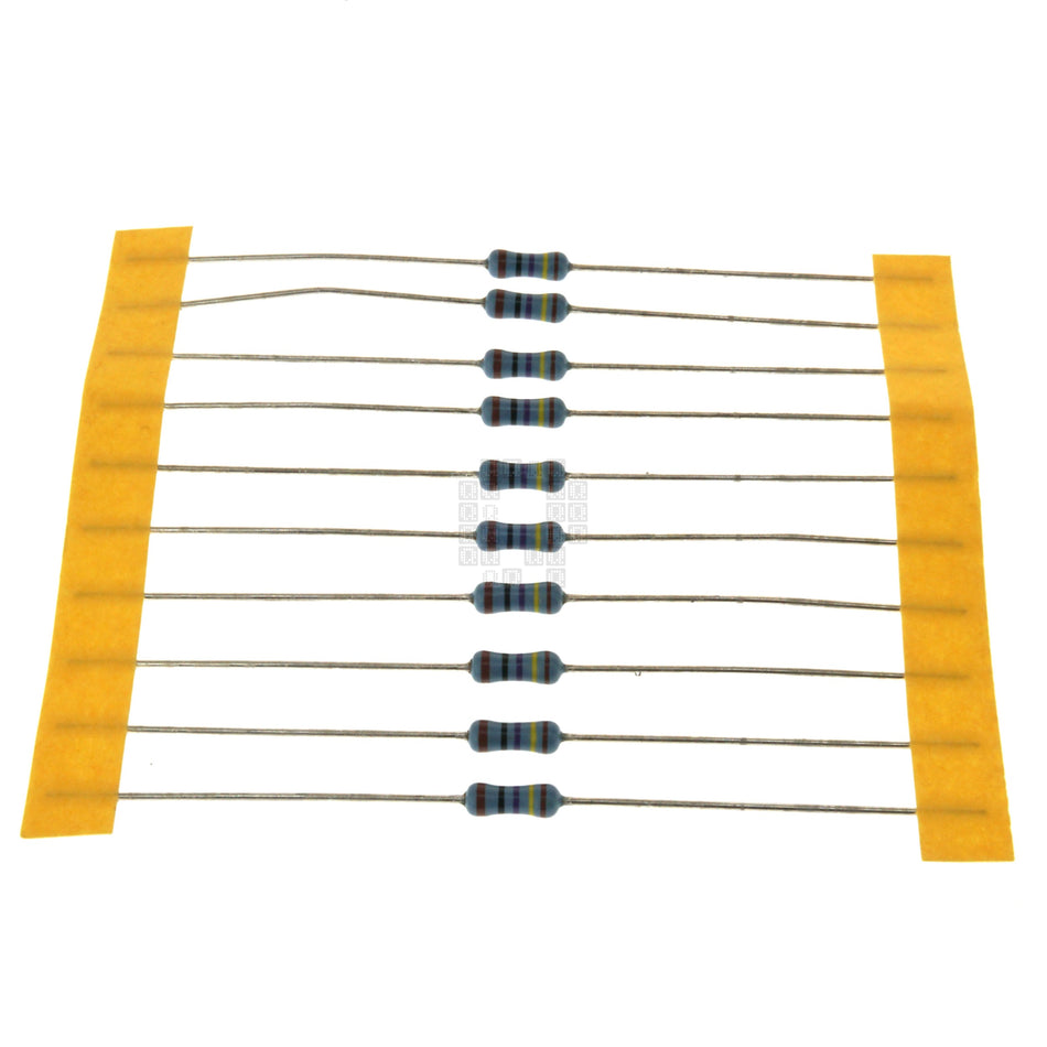 KOA MF1/4DCT52R1470F 1/4 Watt 147 Ohm 1% Through Hole Metal Film Resistor, 10-Pack