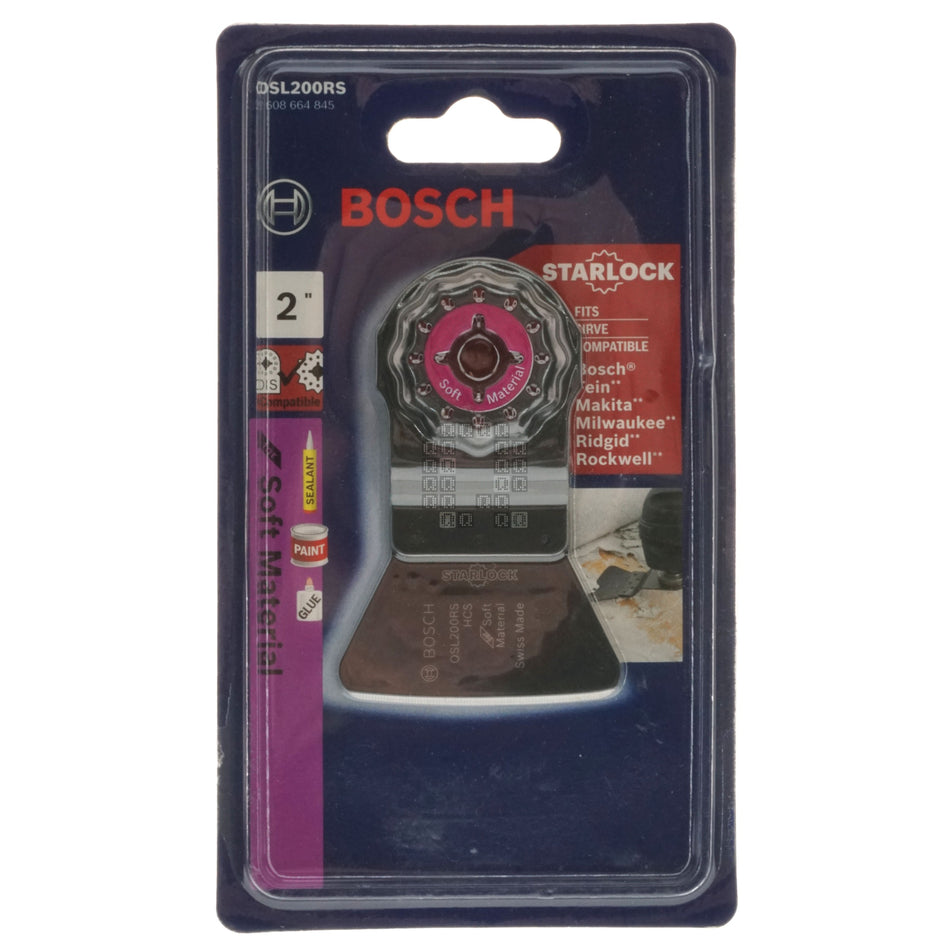 Bosch OSL200RS 2608664845 Starlock Oscillating Blade, 2" Width, 4" Length