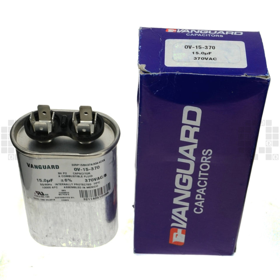 Vanguard OV-15-370 Electric Motor Run Capacitor,