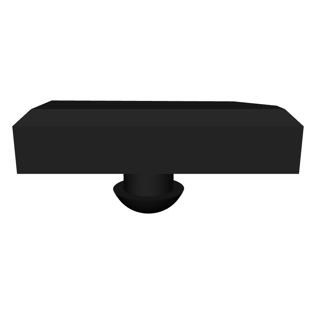 Milwaukee Tool 44-34-0071 Rubber Foot, Left Side 3d Model