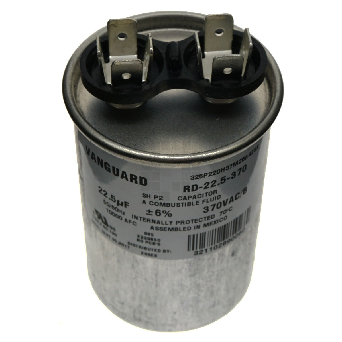 Vanguard RD-22.5-370 Electric Motor Run Capacitor