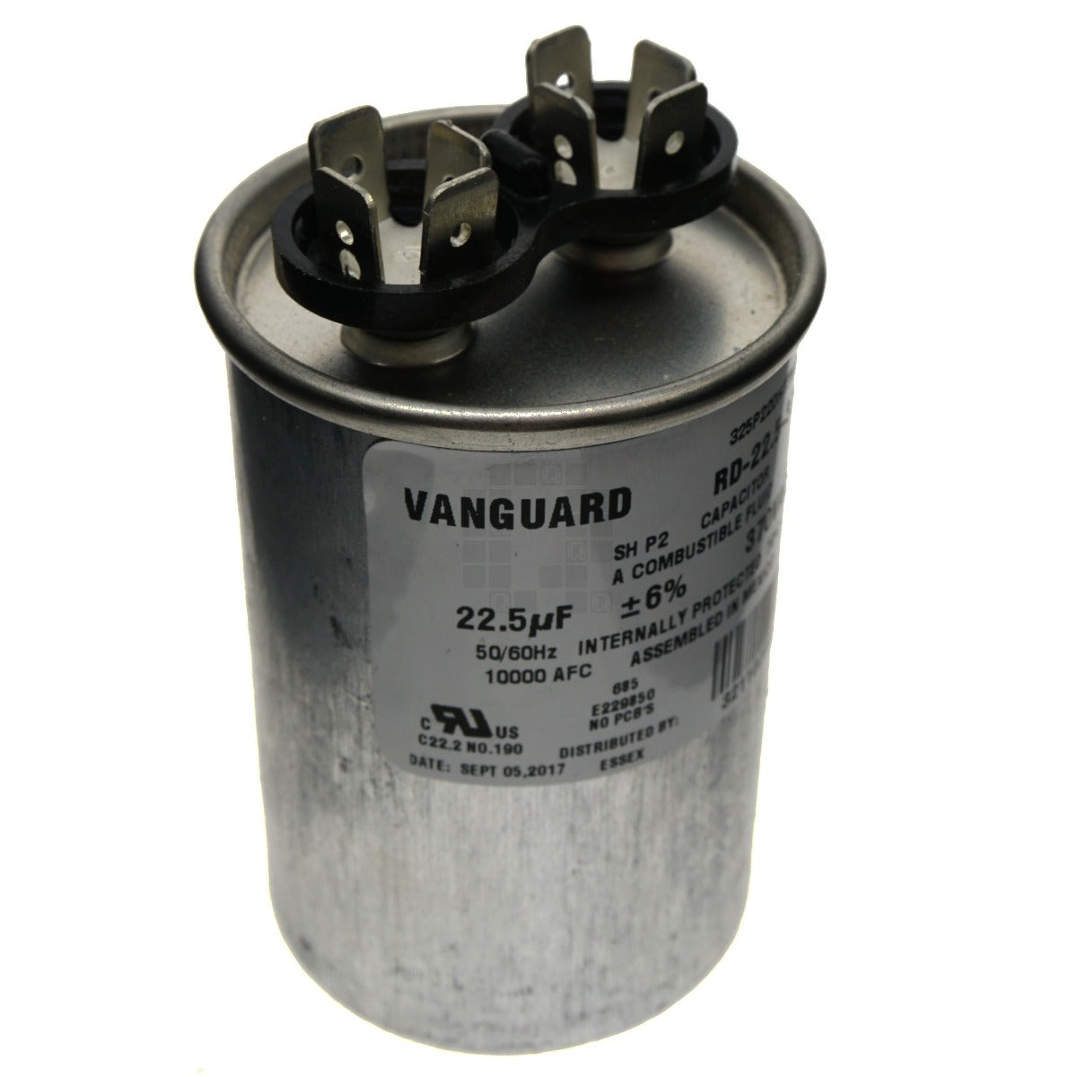 Vanguard RD-22.5-370 Electric Motor Run Capacitor