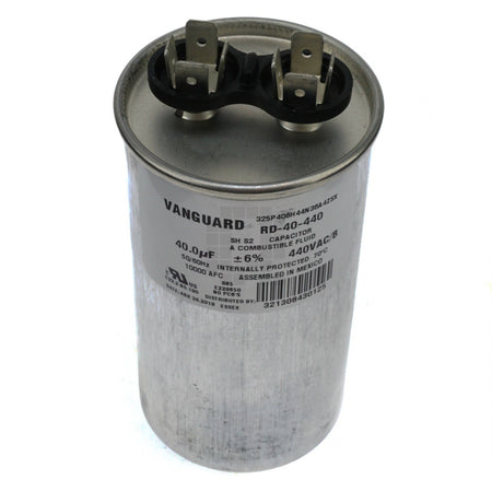 Vanguard RD-40-440 Silver Electric Motor Run Capacitor