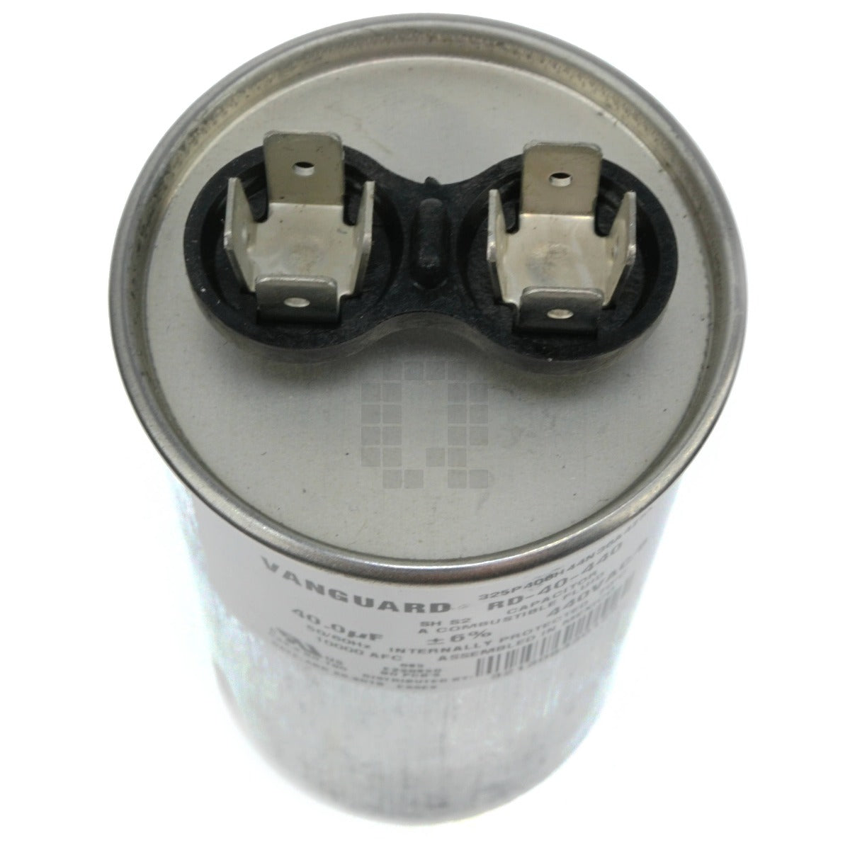 Vanguard RD-40-440 Silver Electric Motor Run Capacitor terminals